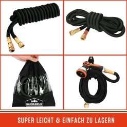 Gartenschlauch Schwarz 15m Flexibel 14 Gartenschlauch Schwarz 15m Flexibel -Garten & Außenbereich affad216249454ac9b04ec7621e0dddf de 109316d 5 1 1 2