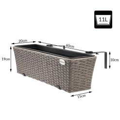 Polyrattan Blumenkasten 4er-Set Creme 10 Polyrattan Blumenkasten 4er-Set Creme -Garten & Außenbereich b013f5ecfd352f875bd757f0a6e64d66 de 108064d 10