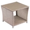 Polyrattan Beistelltisch Vedis Creme 45x45x40cm