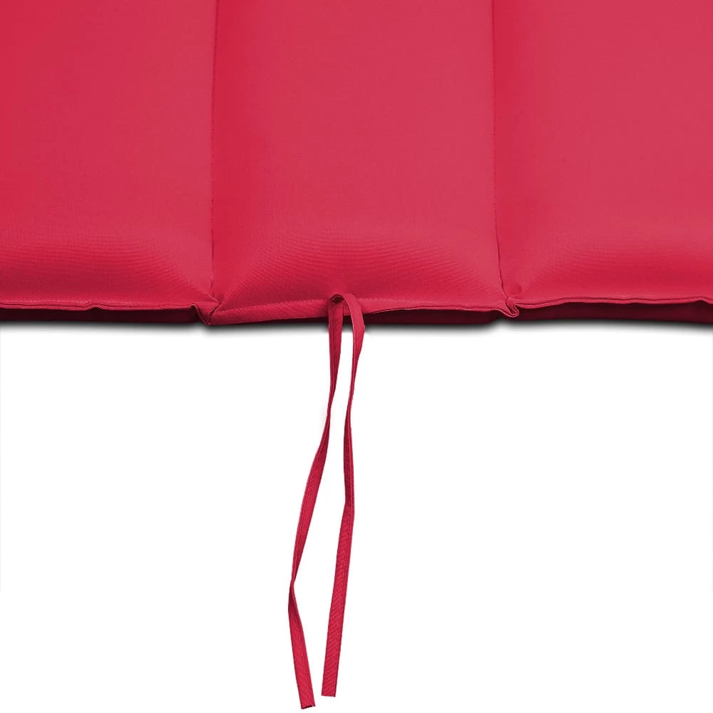 Auflage Saunaliege Rot 177x58x7cm 8 Auflage Saunaliege Rot 177x58x7cm – Bild 8