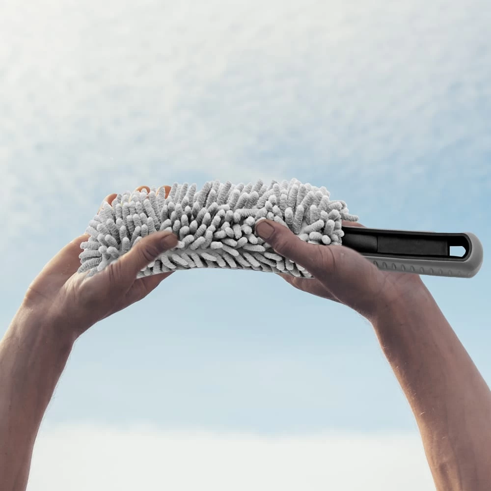 Felgen-Reinigungsbürste Grau Microfaser 34cm 3 Felgen-Reinigungsbürste Grau Microfaser 34cm – Bild 3