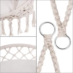 Hängesessel Creme 80x60x140cm 16 Hängesessel Creme 80x60x140cm -Garten & Außenbereich b38dca11e30844e107bcacd856fa3d43 de 109256d 4 1