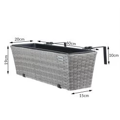 Polyrattan Blumenkasten 2er-Set Grau 14 Polyrattan Blumenkasten 2er-Set Grau -Garten & Außenbereich b3b8dc62592a0db459caa8df737b3072 de 108646d 8