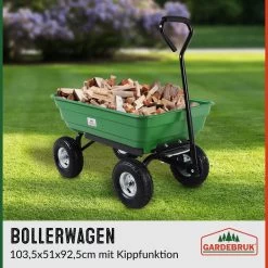 Bollerwagen Grün 103,5x51x92,5cm Mit Kippfunktion -Garten & Außenbereich b76f229ea6051f5a162c5e04fe73a41d de 101496d 13