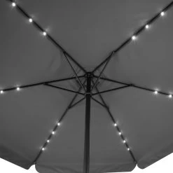 LED Solar Sonnenschirm Athen Anthrazit Ø330cm -Garten & Außenbereich bb1a8b141295a851e8c808ffe3497e53 de 107007d 4