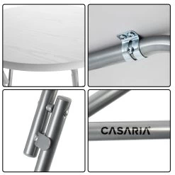 Stehtisch Weiß Holzdekor Ø60cm Klappbar 21 Stehtisch Weiß Holzdekor Ø60cm Klappbar -Garten & Außenbereich bc0370b129c024a9f4abf707d839a0ea de 108092d 8 1