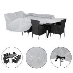 Abdeckung Sitzgarnitur Silber 308x138x89cm -Garten & Außenbereich bd0f9cfa58fcaeb2a7057b1b643fe6d7 de 107081d 4