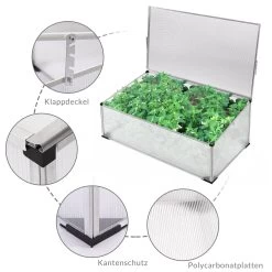 Alu Frühbeet 100x60cm -Garten & Außenbereich bd78376c7718a1ef9ca72c28078f4a5d de 108354d 5 1 2