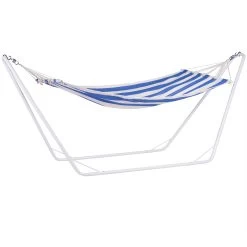 Hängematte Mit Metallgestell Creme/Blau 200x80cm 14 Hängematte Mit Metallgestell Creme/Blau 200x80cm -Garten & Außenbereich bede0dfdeb4724f9dd8f2e316f87a6cf de 102377d 2 1 1