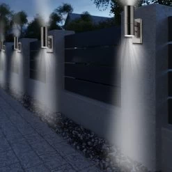 Wandleuchte Lilac Edelstahl Tag/Nacht-Sensor -Garten & Außenbereich bf2a46d624188735f5cdb919d57ecb5d de 107300d 8 1