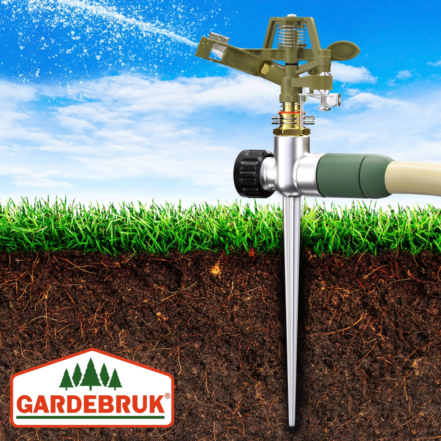 Rasensprenger Impulsregner 2er-Set 12 Rasensprenger Impulsregner 2er-Set – Bild 12