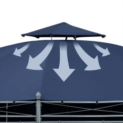 Pavillon Toscana Blau Ø3,5m UV-Schutz 50+ 12 Pavillon Toscana Blau Ø3,5m UV-Schutz 50+ -Garten & Außenbereich c010ed819a8488e8d95aeb5ee665f113 de 994676d 4 1