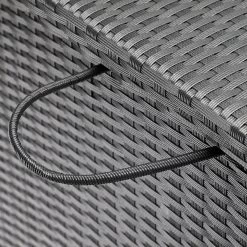 Polyrattan-Auflagenbox Schwarz 150x77x73cm Mit Rollen 23 Polyrattan-Auflagenbox Schwarz 150x77x73cm Mit Rollen -Garten & Außenbereich c09b7bbbd83a55b9b743b5462d67ba5a de 108343d 6