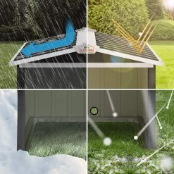 Mähroboter Garage Anthrazit Metall 86x100x63cm -Garten & Außenbereich c09d7fcf4481636d2b4f0aa9b557a359 de 109174d 6 1 1