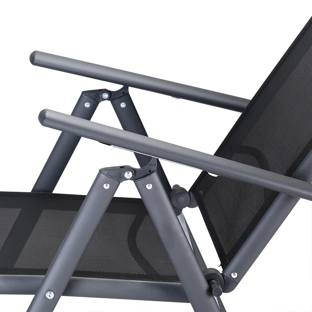 Garten-Sitzgruppe Bern 9-tlg. Anthrazit Alu WPC 12 Garten-Sitzgruppe Bern 9-tlg. Anthrazit Alu WPC – Bild 12