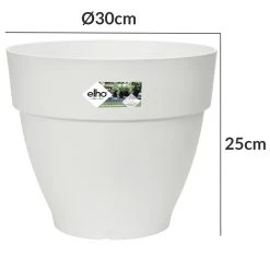 Elho Blumentopf Weiß 30x25cm 11,3L 9 Elho Blumentopf Weiß 30x25cm 11,3L -Garten & Außenbereich c430f8fc4f874dd8e0759c158b0f9f95 de 193670d 1 1
