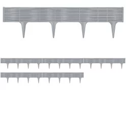 Beeteinfassung 4er-Set Grau 15,6m 7 Beeteinfassung 4er-Set Grau 15,6m -Garten & Außenbereich c449125cf3281db0ec4db70a48bda1cc a de 193255g20 1 3