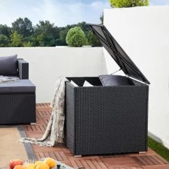 Polyrattan Auflagenbox Schwarz 318L -Garten & Außenbereich c6faa0ae452dad05e4399b0179bb4867 de 108953d 14 1 1