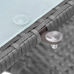 Polyrattan Gartentisch Takeo Grau 190x90x74cm Glas -Garten & Außenbereich ccb83627b6175a9ddfeec39968e7c4d7 de 995695d 15 1