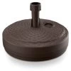 Schirmständer Braun Polyrattan Optik Ø39cm