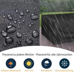 Abdeckung Vanamo Anthrazit 242x162x100cm -Garten & Außenbereich cf23c76113b40f72d653002888925a0e de 108650d 9 1 1