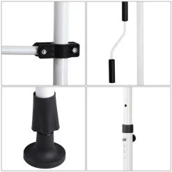 Klemmmarkise Blau/Weiß 200cm 14 Klemmmarkise Blau/Weiß 200cm -Garten & Außenbereich d1420fac9c352771b7661d173289f529 de 108275d 4 1