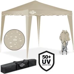 Faltpavillon Capri Beige 3x3m Inkl. 4 Seitenwände -Garten & Außenbereich d3df33e9570b27710e67f2edf8dc8dd7 a de 105734g