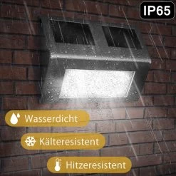 LED Solar Wandleuchte Edelstahl IP65 21 LED Solar Wandleuchte Edelstahl IP65 -Garten & Außenbereich d6799228bf2aae8ac81f3e27fe3b9a90 de 101594d 6 1 1