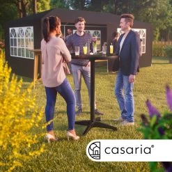 Stehtisch 2er-Set Schwarz Alu Ø60cm Höhenverstellbar -Garten & Außenbereich db3060b094a2a0fa323c79aceca0641f 02 109704 on amb amz high de 1