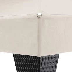 Polyrattan Pavillon Schwarz/Creme 3x3m 14 Polyrattan Pavillon Schwarz/Creme 3x3m -Garten & Außenbereich dc4b64e7bd20c800a9c89855591988f2 de 992856d 5 1