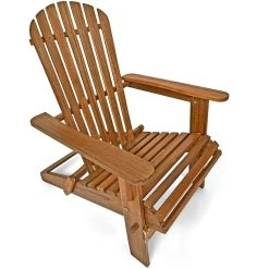 Sonnenstuhl Adirondack Akazienholz Inkl. Fußstütze -Garten & Außenbereich dd5778a24060e6b3822e758f725cf117 de 103908d 3