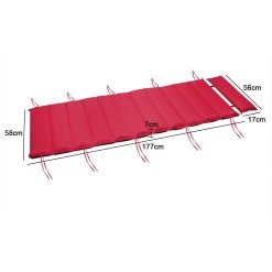 Auflage Saunaliege Rot 177x58x7cm 15 Auflage Saunaliege Rot 177x58x7cm -Garten & Außenbereich df3b5ae6b0adf0845eb171274e1f3c89 de 108039d 4 1 1