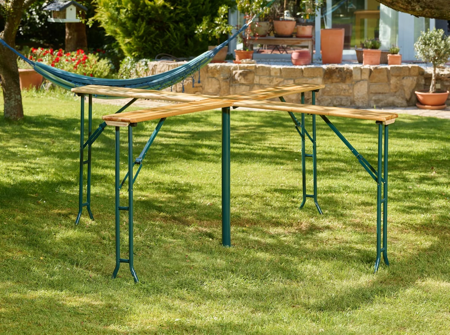 Stehtisch Quattro 241x241x104cm 2 Stehtisch Quattro 241x241x104cm – Bild 2