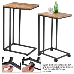 Beistelltisch Schwarz 50x35x65/70cm Mit Rollen 13 Beistelltisch Schwarz 50x35x65/70cm Mit Rollen -Garten & Außenbereich e1e6b0b8cf38157da56a911bc25f0acd de 108649d 9 1 1