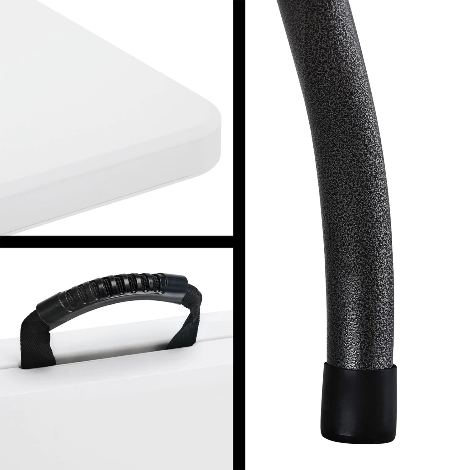 Bierzeltgarnitur 3-tlg. Kunststoff Weiß 183cm 7 Bierzeltgarnitur 3-tlg. Kunststoff Weiß 183cm – Bild 7