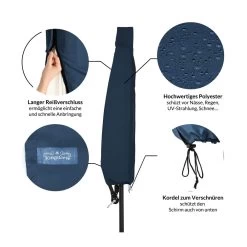 Abdeckung Ampelschirm Sonnenschirm Blau 3,5m 13 Abdeckung Ampelschirm Sonnenschirm Blau 3,5m -Garten & Außenbereich e36cd3714a6480152d1e5d862dc3d136 de 102715d 2 1