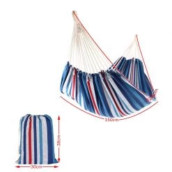 Hängematte Blau 320x150cm -Garten & Außenbereich e47578444a635d2a418957a38b5c6ba1 de 107487d 4 1