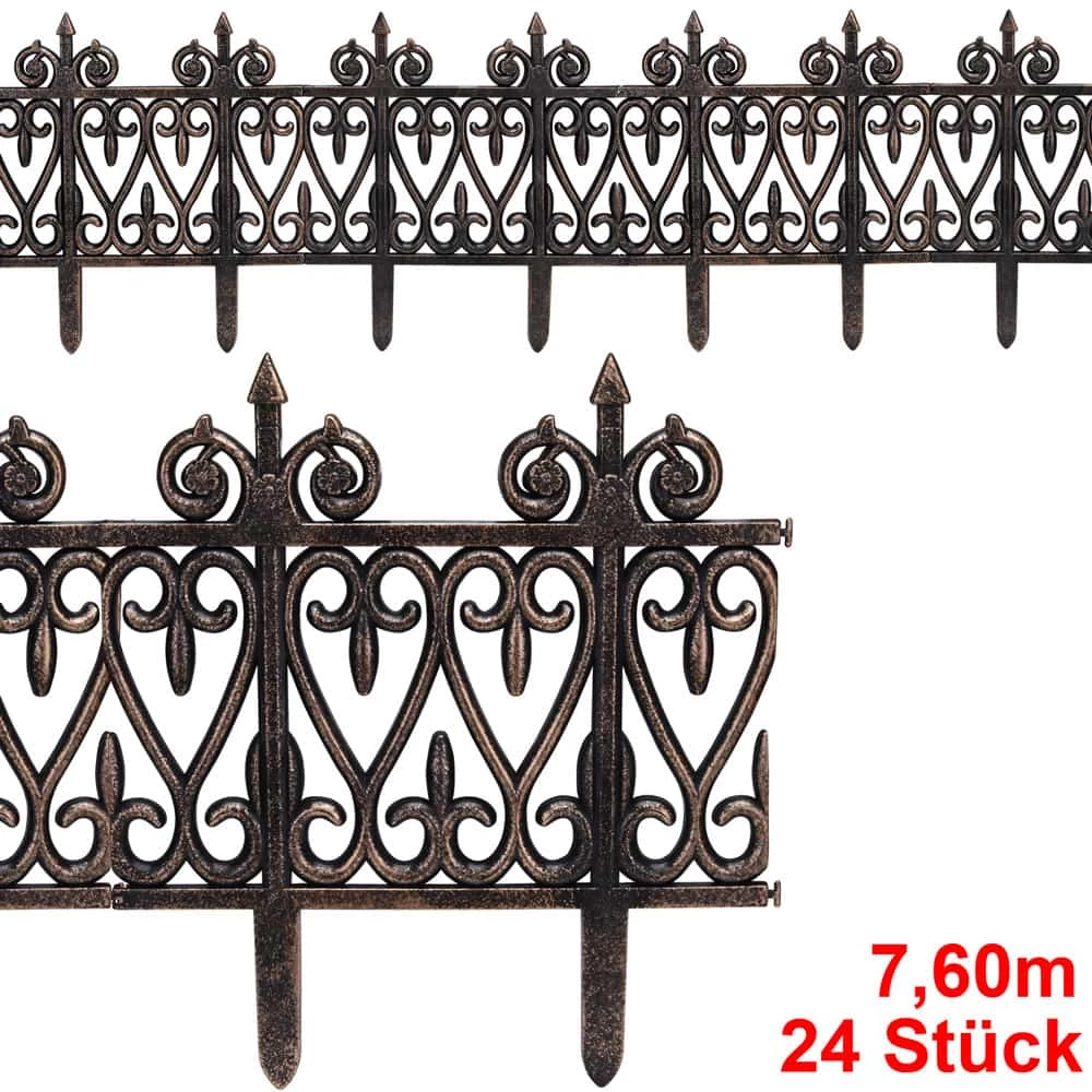 Beeteinfassung 4er-Set Messingoptik 7,60m 2 Beeteinfassung 4er-Set Messingoptik 7,60m – Bild 2