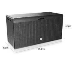 Auflagenbox Rato Plus Anthrazit 290L Rollen -Garten & Außenbereich e773058e75566dce9c605aab43a93584 de 106897d 6 1