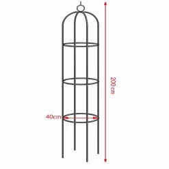 Rosensäule 4er-Set Schwarz 200x40cm 12 Rosensäule 4er-Set Schwarz 200x40cm -Garten & Außenbereich e9d64b150523600a2be49c50383b1f2a de 101491d 19 2