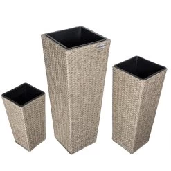 Polyrattan Blumentopf 3er-Set Creme 13 Polyrattan Blumentopf 3er-Set Creme -Garten & Außenbereich ec89240b94735c271cd8c675fc64a1ab de 106646d 5