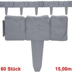 Beeteinfassung 6er-Set Granitoptik 15m -Garten & Außenbereich ed9e3480d90dacf947040054ac9b8c7e a de 994479g 1
