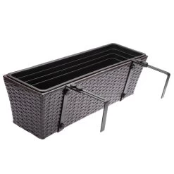 Polyrattan Blumenkasten 2er-Set Braun 11 Polyrattan Blumenkasten 2er-Set Braun -Garten & Außenbereich edd9e26dd95c0c5e254ae22b1d5eeb78 de 108063d 2