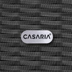 Polyrattan-Tisch Schwarz Rund Ø60cm -Garten & Außenbereich ee7e521bb82f3a4a5a010a5d79df3bca logo casaria rattan 3