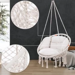 Hängesessel Creme 80x60x140cm 11 Hängesessel Creme 80x60x140cm -Garten & Außenbereich f327d64455ec93d094855711031635aa de 109256d 1 1