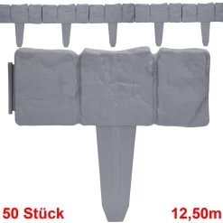 Beeteinfassung 5er-Set Granitoptik 12,5m -Garten & Außenbereich f3ca719995bb48b57b1431d3f6e23b5a a de 994478g 1