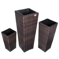 Polyrattan Blumentopf 3-tlg. Braun 10 Polyrattan Blumentopf 3-tlg. Braun -Garten & Außenbereich f3d138dfd5fdbc3b3220453ac20b5b41 de 106645d 5