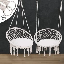 Hängesessel Creme 80x60x140cm 12 Hängesessel Creme 80x60x140cm -Garten & Außenbereich f496c07e7b5d76f5e1df1b20dba70454 de 109256d 17 1