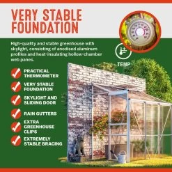 Alu Beistellgewächshaus 190x122x202cm Mit Fundament 24 Alu Beistellgewächshaus 190x122x202cm Mit Fundament -Garten & Außenbereich f5da53f79650dc93f40785b843f08176 02 991464 on fs m web low uk