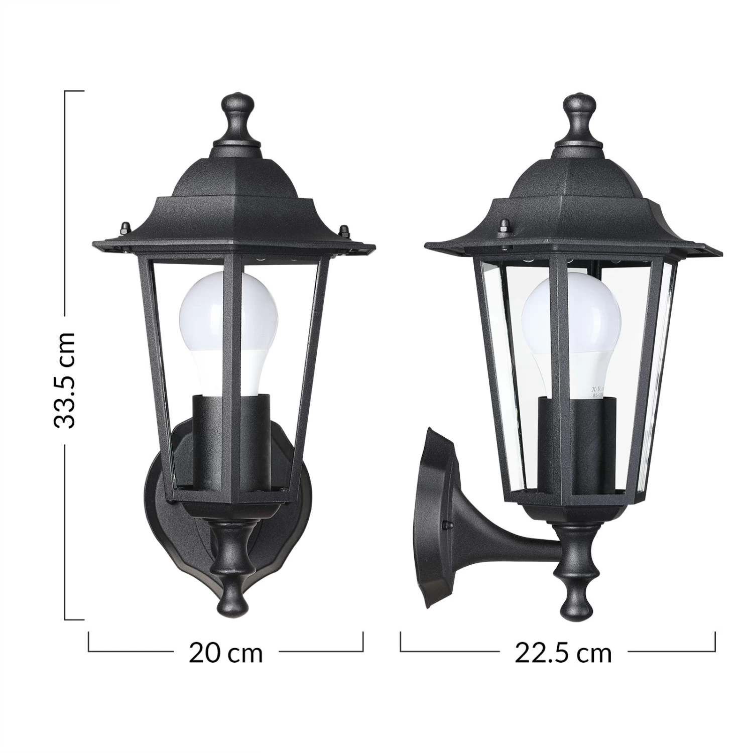 Wandleuchte Krysante Edelstahl 2 Wandleuchte Krysante Edelstahl – Bild 2